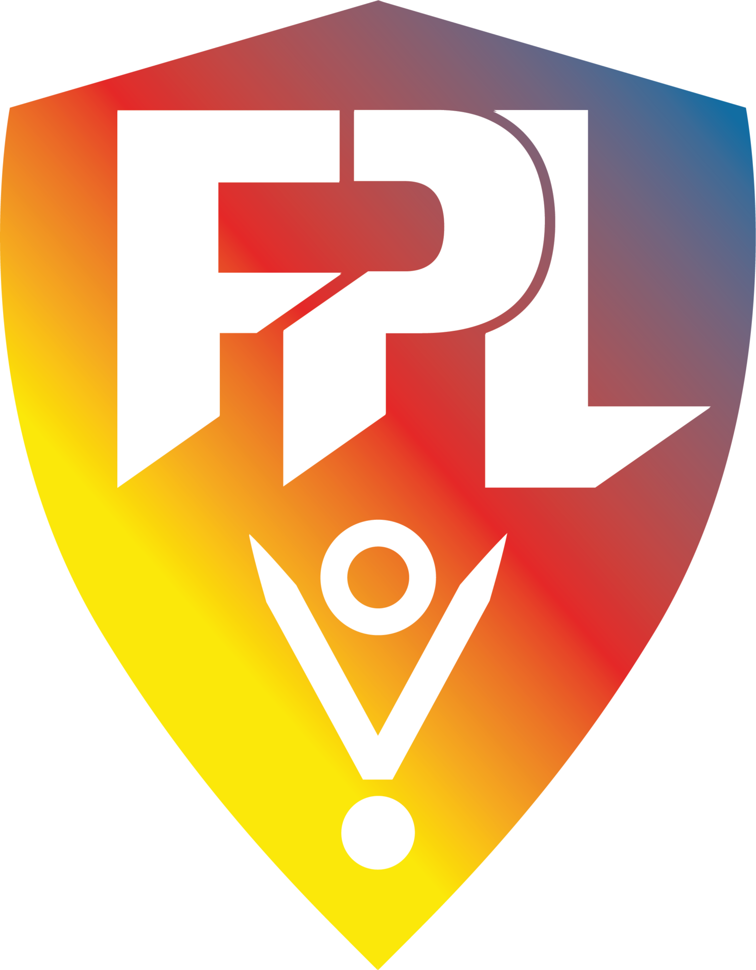 Logo Fair Play League with the FPL text and an icon of a cheering person
